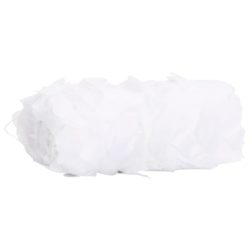 vidaXL Kamuflasjenett med oppbevaringspose 706×140 cm hvit