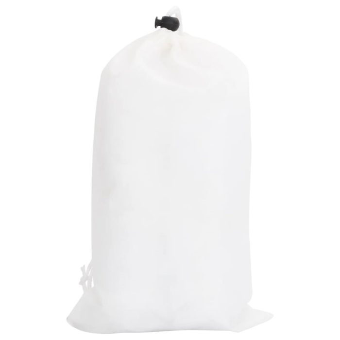 vidaXL Kamuflasjenett med oppbevaringspose 706×140 cm hvit
