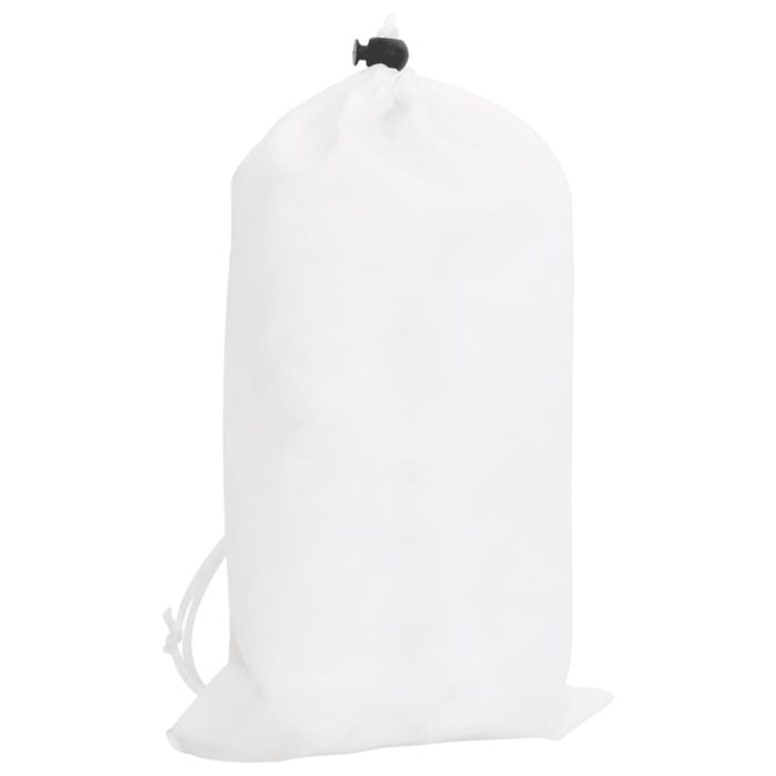 vidaXL Kamuflasjenett med oppbevaringspose 706×140 cm hvit