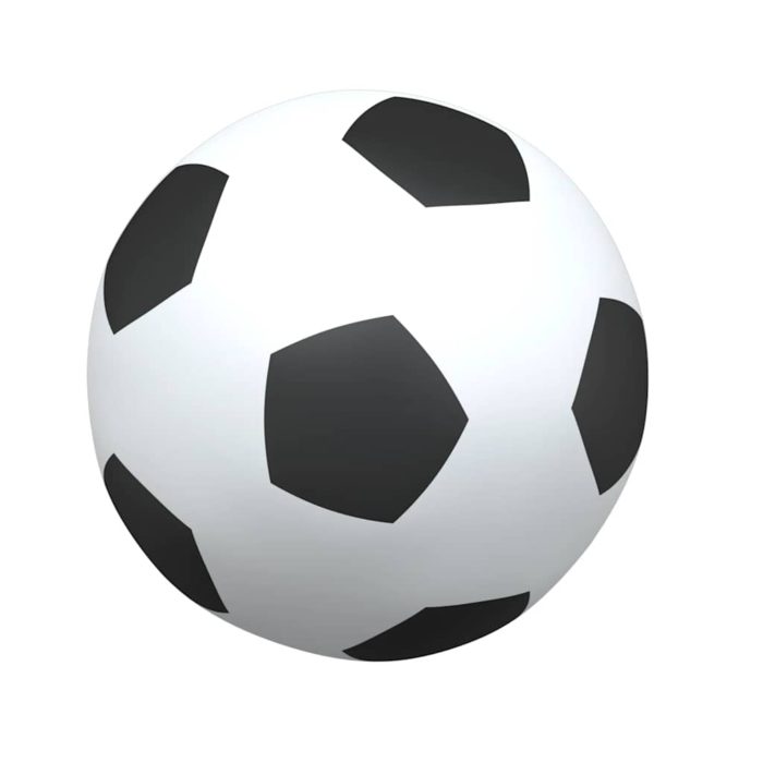vidaXL Fotballmål for barn 2 stk med ball hvit 64x35x48 cm metall