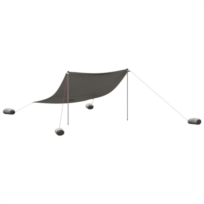 vidaXL Strandbaldakin med sandankre blå 214×236 cm