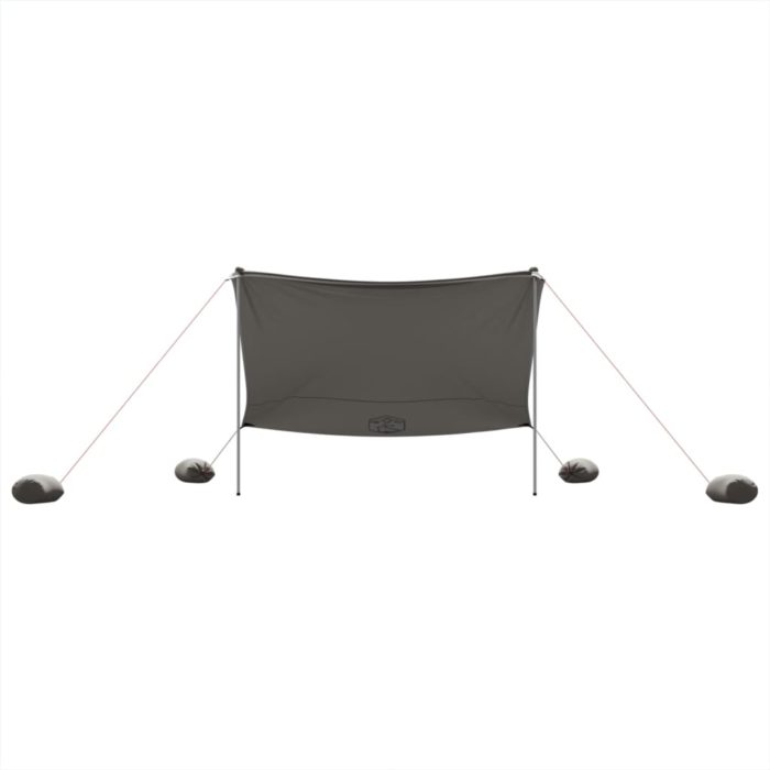 vidaXL Strandbaldakin med sandankre blå 214×236 cm
