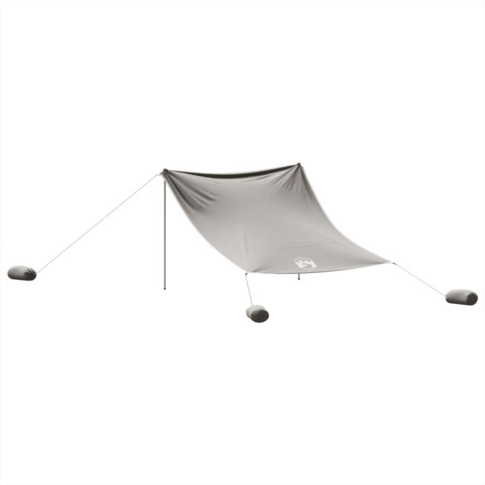 vidaXL Strandbaldakin med sandankre blå 214×236 cm