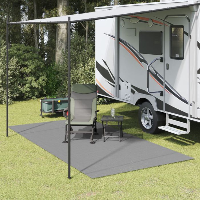 vidaXL Telt teppe antrasitt 4×2 m