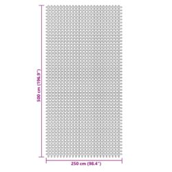 vidaXL Telt teppe antrasitt 5×2,5 m