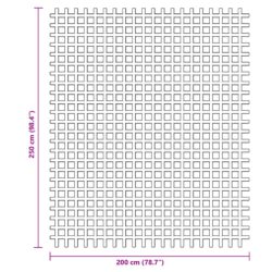 vidaXL Telt teppe grønn 2,5×2 m
