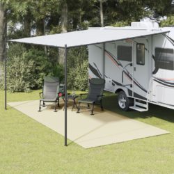 vidaXL Telt teppe kremhvit 5×2,5 m