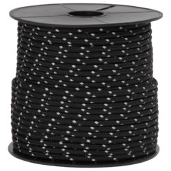 vidaXL Barduner med refleksstrimler og skiftenøkler 50 m 4 mm