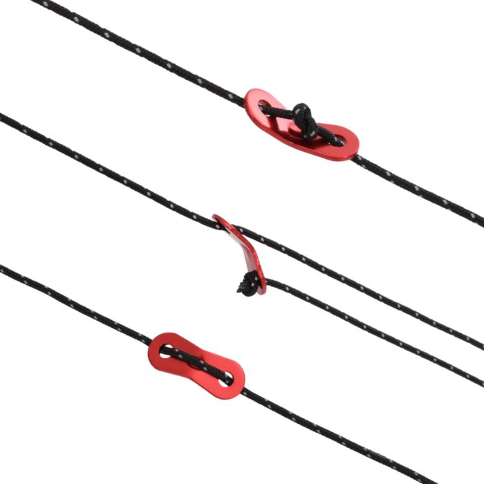 vidaXL Barduner med refleksstrimler og skiftenøkler 50 m 4 mm