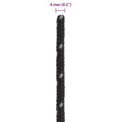 vidaXL Barduner med refleksstrimler og skiftenøkler 50 m 4 mm