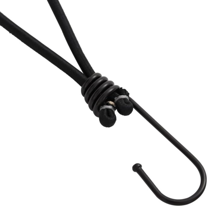 vidaXL Strikksnorer med kroker 50 stk 17 cm
