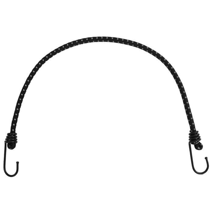 vidaXL Strikksnorer med refleksstrimler og kroker 10 stk 59 cm