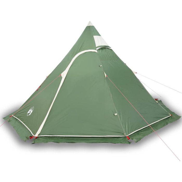vidaXL Campingtelt tipi 5 personer grønn vanntett