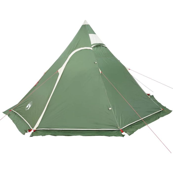 vidaXL Campingtelt tipi 5 personer grønn vanntett