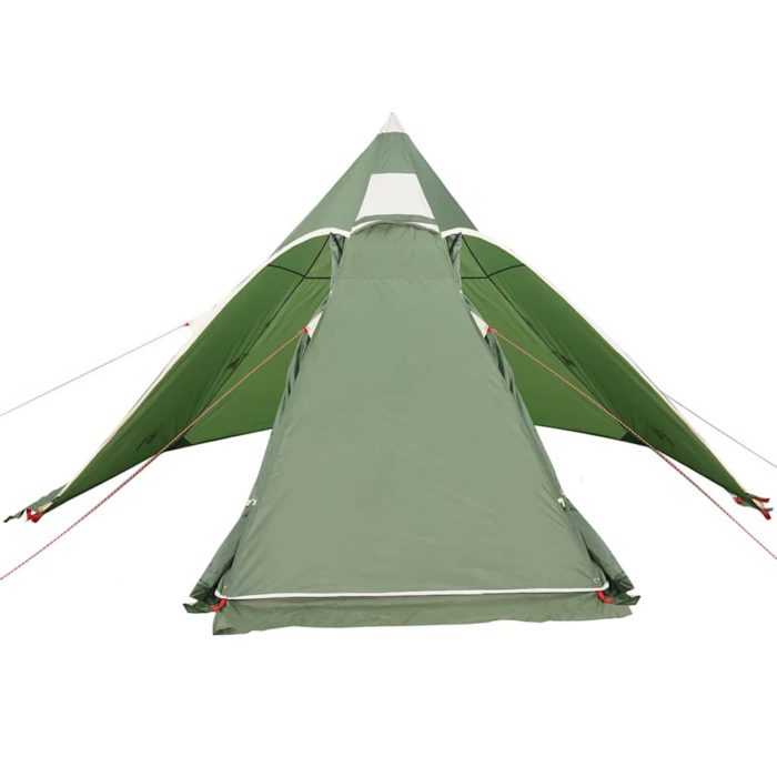 vidaXL Campingtelt tipi 5 personer grønn vanntett