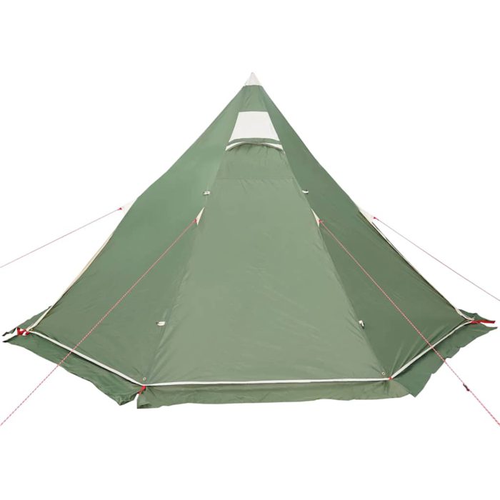 vidaXL Campingtelt tipi 5 personer grønn vanntett