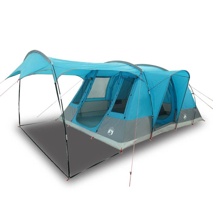 vidaXL Tunneltelt for camping 5 personer blå vanntett