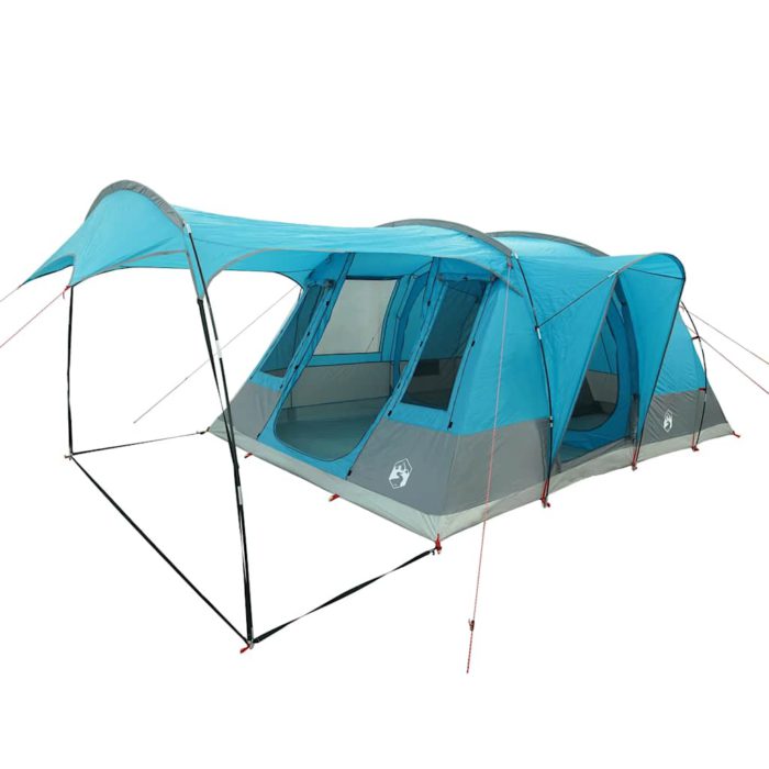 vidaXL Tunneltelt for camping 5 personer blå vanntett