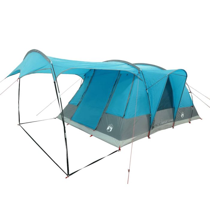 vidaXL Tunneltelt for camping 5 personer blå vanntett