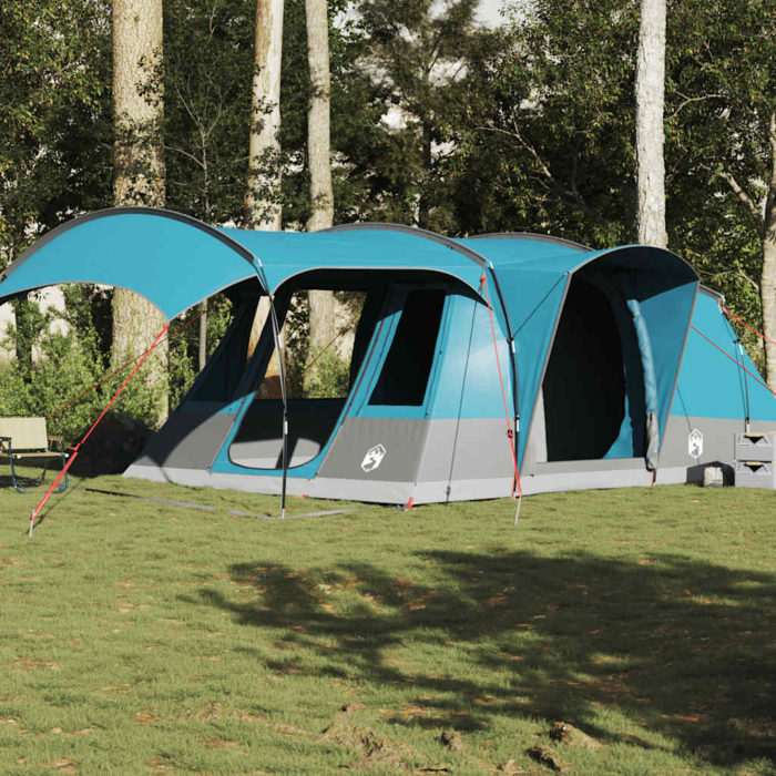 vidaXL Tunneltelt for camping 5 personer blå vanntett