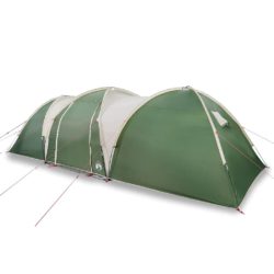 vidaXL Kuppeltelt for camping 8 personer grønn vanntett