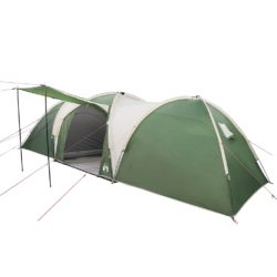 vidaXL Kuppeltelt for camping 8 personer grønn vanntett