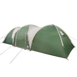 vidaXL Kuppeltelt for camping 8 personer grønn vanntett