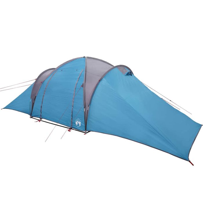 vidaXL Kuppeltelt for camping 6 personer blå vanntett