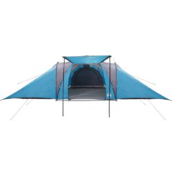 vidaXL Kuppeltelt for camping 6 personer blå vanntett