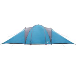 vidaXL Kuppeltelt for camping 6 personer blå vanntett