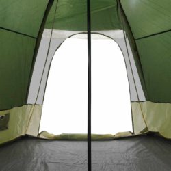 vidaXL Tipi-telt for camping 6 personer grønn vanntett
