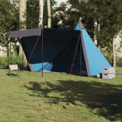 vidaXL Familietelt tipi for 6 personer blå vanntett