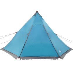 vidaXL Familietelt tipi for 6 personer blå vanntett