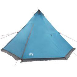 vidaXL Familietelt tipi for 6 personer blå vanntett