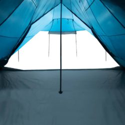 vidaXL Familietelt tipi for 6 personer blå vanntett
