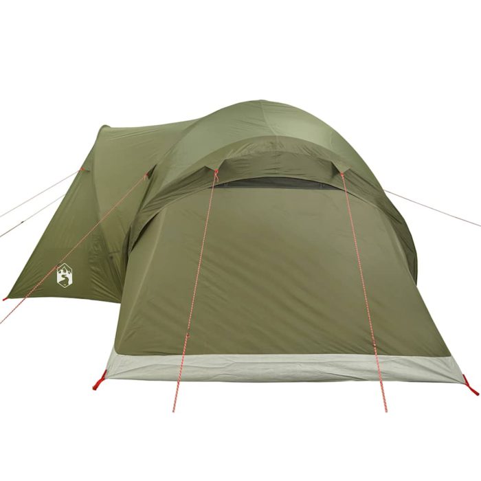 vidaXL Kuppeltelt for camping 6 personer olivengrønn vanntett