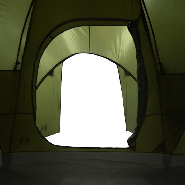 vidaXL Kuppeltelt for camping 6 personer olivengrønn vanntett