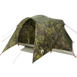vidaXL Kuppeltelt for camping 6 personer kamuflasje vanntett