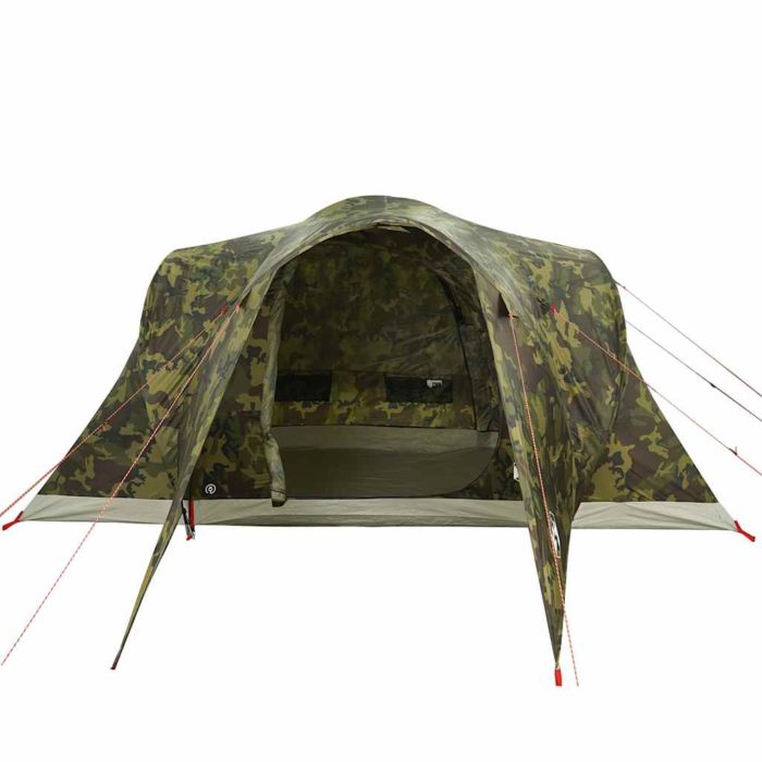 vidaXL Kuppeltelt for camping 6 personer kamuflasje vanntett