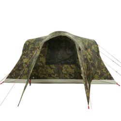 vidaXL Kuppeltelt for camping 6 personer kamuflasje vanntett