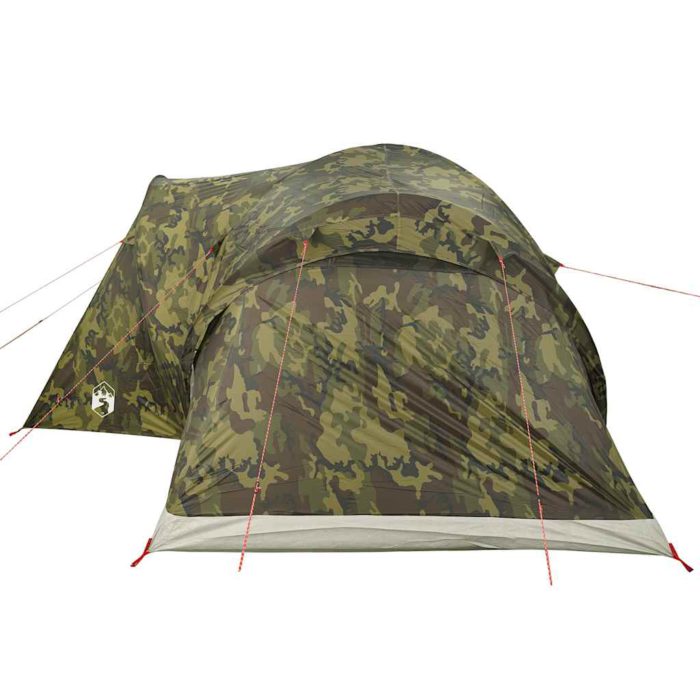 vidaXL Kuppeltelt for camping 6 personer kamuflasje vanntett