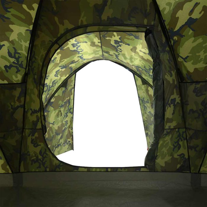 vidaXL Kuppeltelt for camping 6 personer kamuflasje vanntett