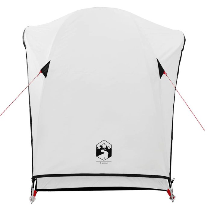 vidaXL Campingtelt for 1 personer hvit blendingsstoff vanntett