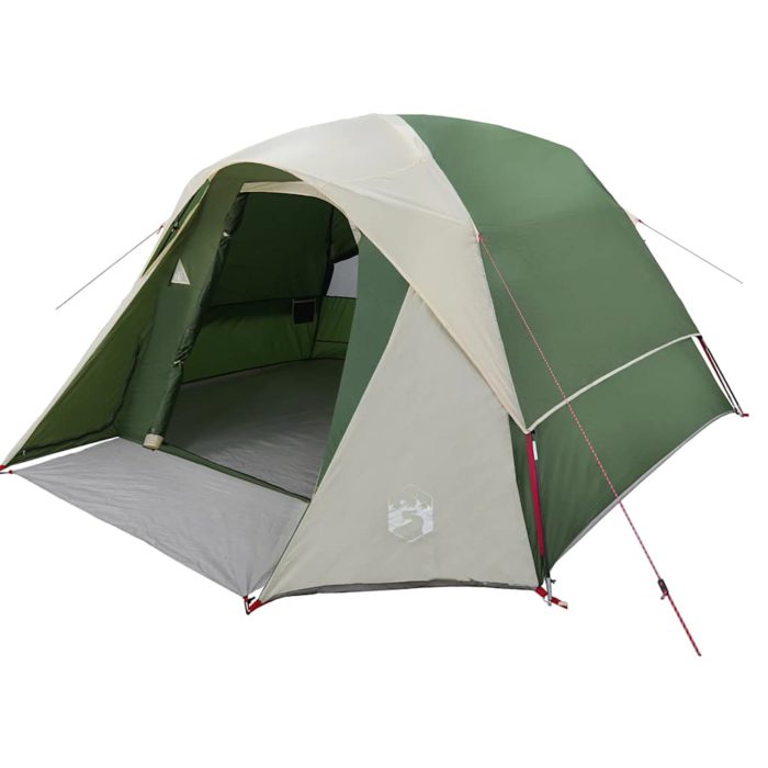 vidaXL Campingtelt 4 personer grønn vanntett