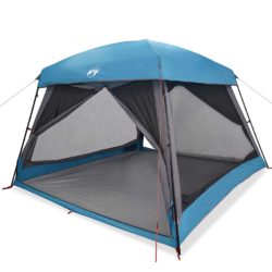 vidaXL Campingtelt 6 personer blå vanntett