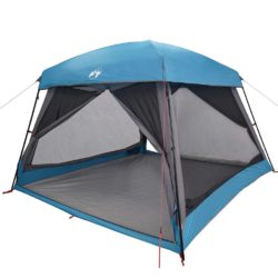 vidaXL Campingtelt 6 personer blå vanntett