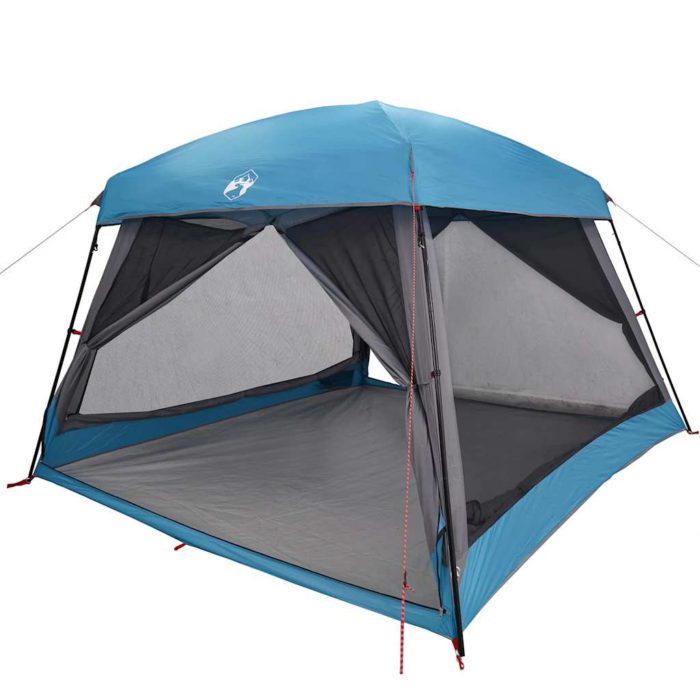 vidaXL Campingtelt 6 personer blå vanntett