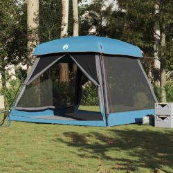 vidaXL Campingtelt 6 personer blå vanntett