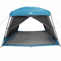 vidaXL Campingtelt 6 personer blå vanntett