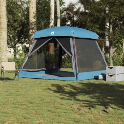 vidaXL Campingtelt 6 personer blå vanntett